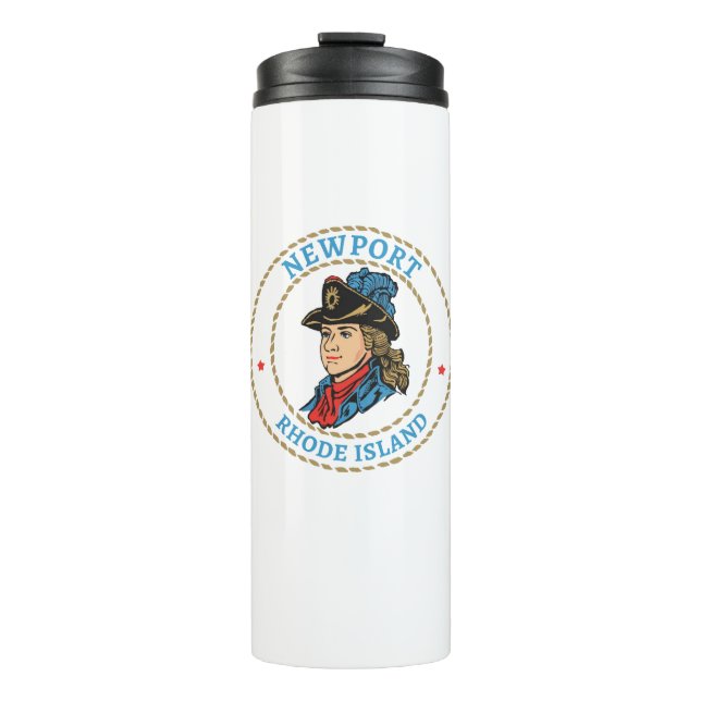 Newport Rhode Island Colonial Thermal Tumbler (Front)