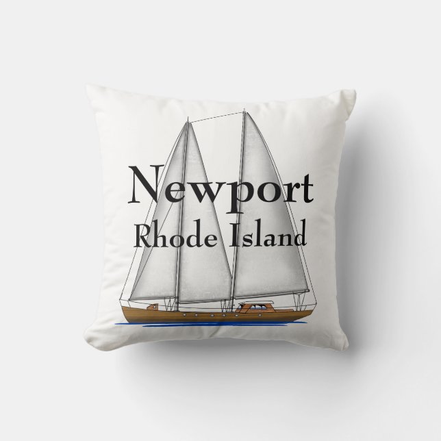 Newport Rhode Island Cushion (Front)