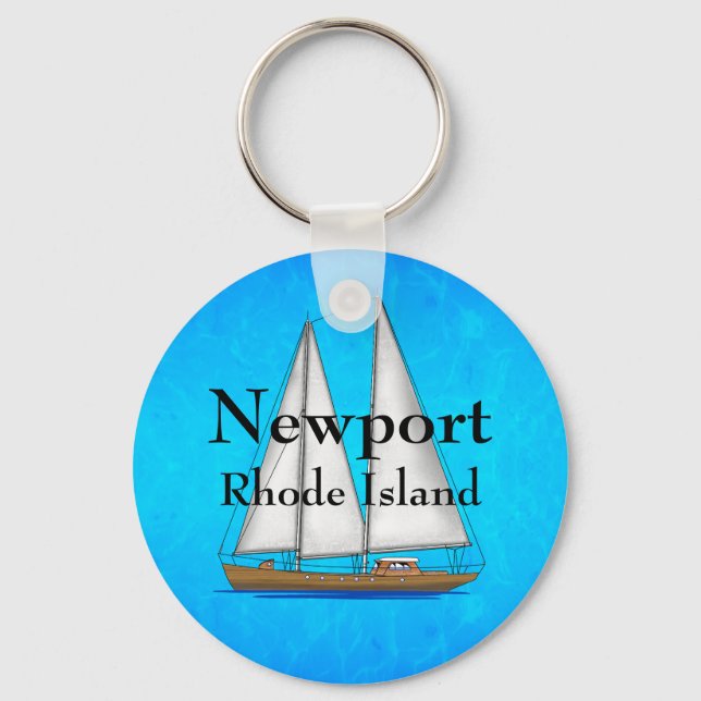 Newport Rhode Island Key Ring (Front)