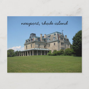 Newport, Rhode Island mansion Postcard