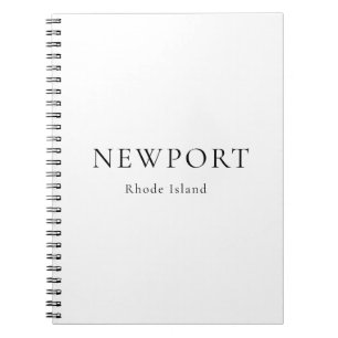 Newport Rhode Island Notebook 