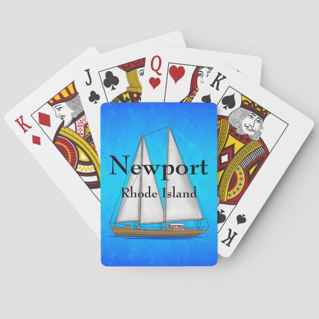 Newport Rhode Island Playing Cards (Back)