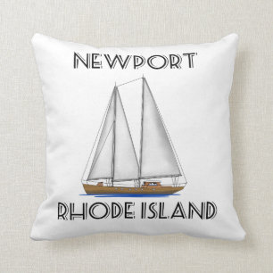 Newport Rhode Island Sailing Cushion