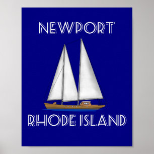 Newport Rhode Island Sailing Poster