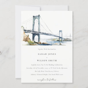 Newport Rhode Island United States Wedding Invitation