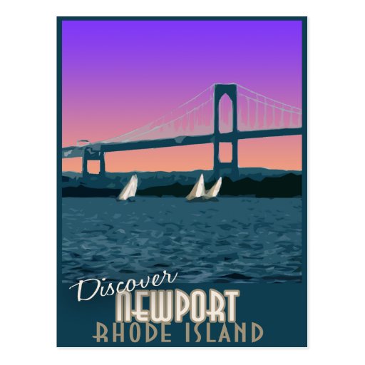 Newport Rhode Island Vintage Travel Postcard