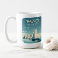Newport Rhode Island Yacht Race Vintage