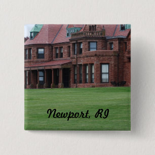 Newport, RI 15 Cm Square Badge