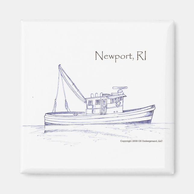 Newport RI Magnet (Front)