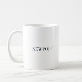 Newport RI Mug - Classic Coastal New England Gift
