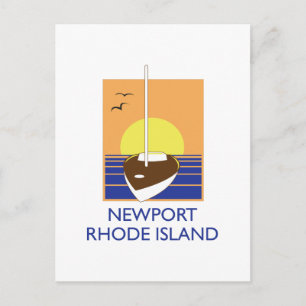 NEWPORT RI POSTCARD