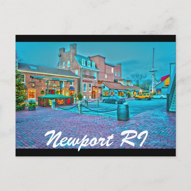Newport RI Postcard (Front)