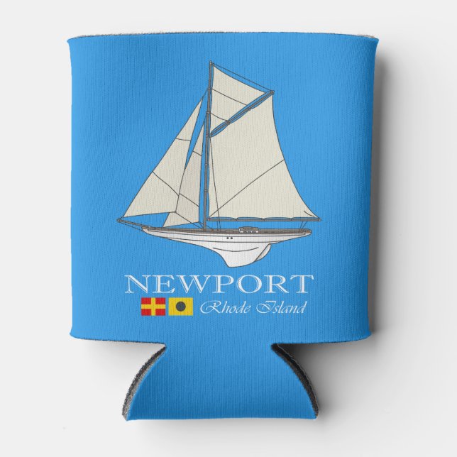 Newport RI (SB) Can Cooler (Front)