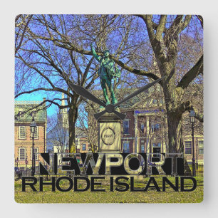 Newport Square Wall Clock