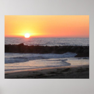 Newport Sunset Poster