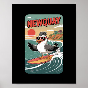 Newquay Beach Vibes Poster