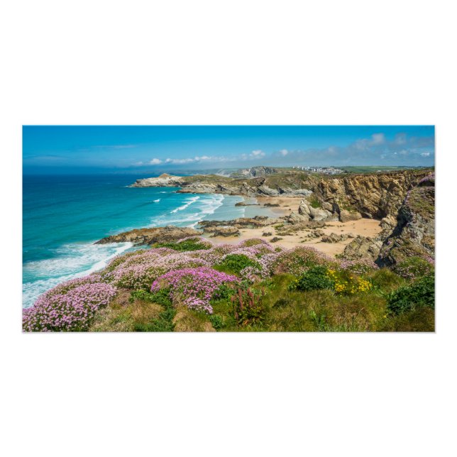 Newquay in Cornwall Poster (Front)