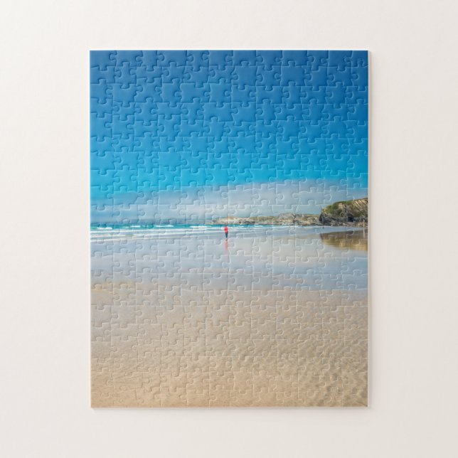 Newquay on the north Cornish Coast. England. UK. Jigsaw Puzzle (Vertical)