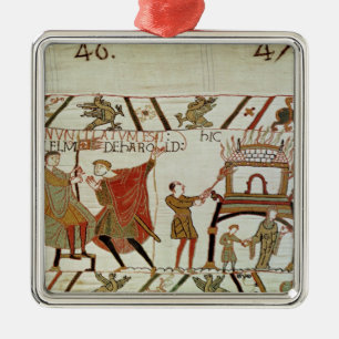 News concerning Harold  being brought to Metal Tree Decoration