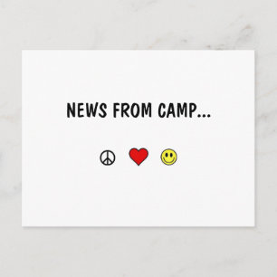 News From Camp ... Postcard