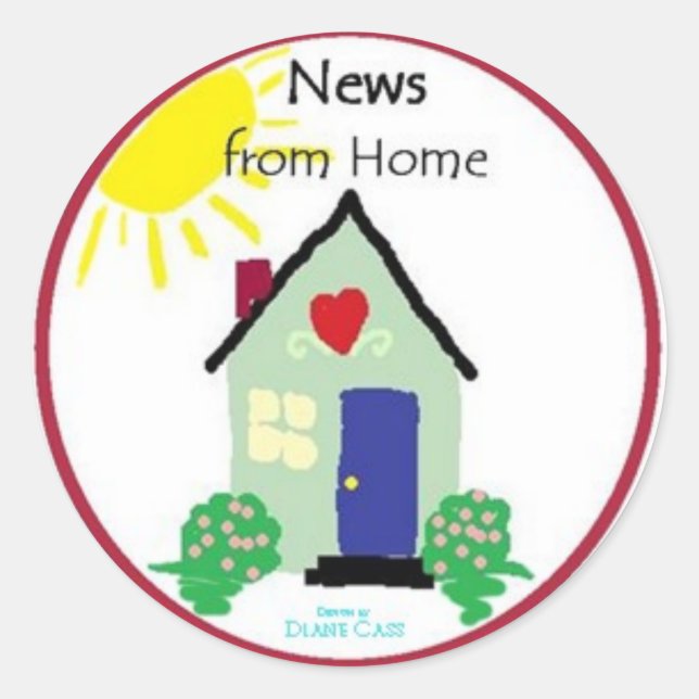 News From Home Stickers (Front)