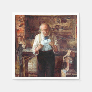 News From My Lad (by James Campbell) Napkin