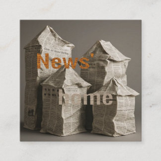 news' home square business card