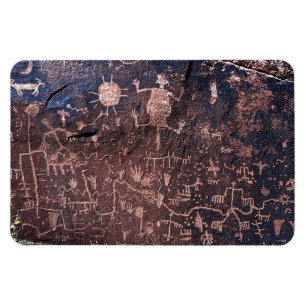 News Paper Rock Petrified Forest National Park Magnet