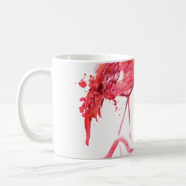 News paper text with old paper coffee mug (Left)