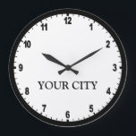 News Room Clock<br><div class="desc">Personalise this clock with your home town</div>