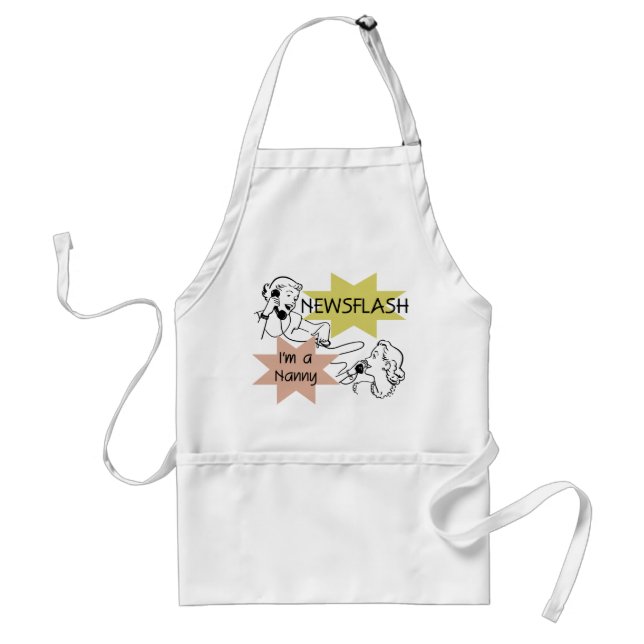 Newsflash I'm a Nanny T-shirts and Gifts Standard Apron (Front)