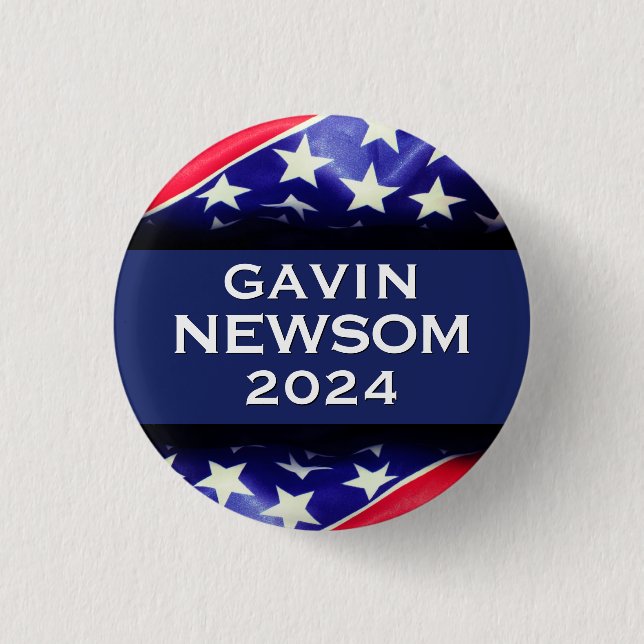 NEWSOM 2024 Campaign Button (Front)