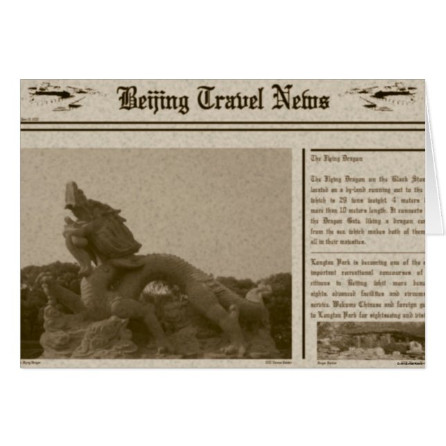 Newspaper Card (Front Horizontal)