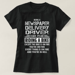 Newspaper Delivery Driver T-Shirt