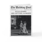 Newspaper Details Timeline QR All in One Wedding