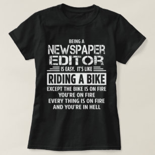 Newspaper Editor T-Shirt