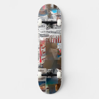 Newspaper Mache -Argentino (Espectro) Skateboard