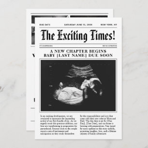 Newspaper Pregnancy Announcement
