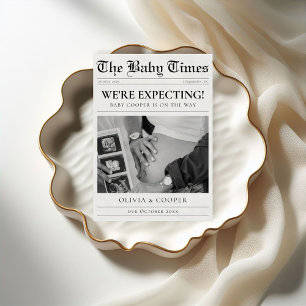 Newspaper Pregnancy Announcement