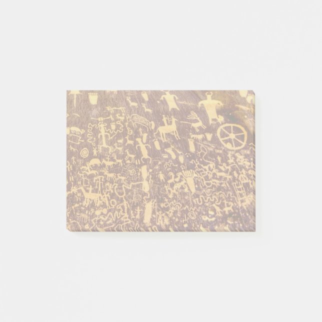 Newspaper Rock American Indian Utah Post-it Notes (Front)