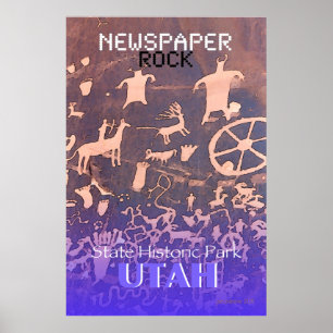 Newspaper Rock Poster