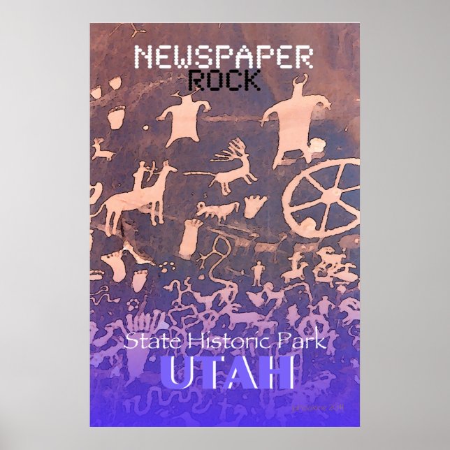 Newspaper Rock Poster (Front)