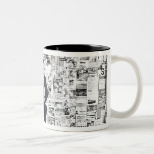 Newspaper salesman, c.1960 Two-Tone coffee mug