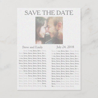 Newspaper "Save the Date" Save The Date