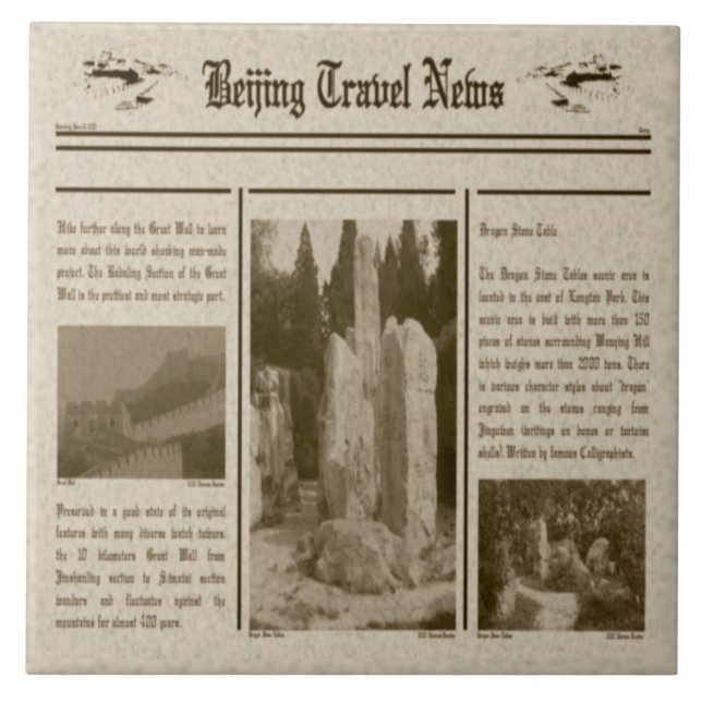 Newspaper Tile (Front)