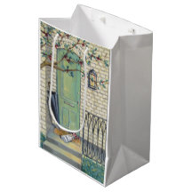 Newspaper & Umbrella Porch Gift Bag
