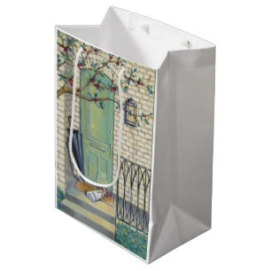 Newspaper & Umbrella Porch Gift Bag