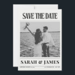 Newspaper Unique Photo Wedding Save The Date<br><div class="desc">For custom requests you need my help with, do not place this merchandise in your cart. Instead, email me your request at ismailaitrehail2830@gmail.com A link to your merchandise will be emailed to you once the item is available. You can use that link to place your order. Please allow up to...</div>