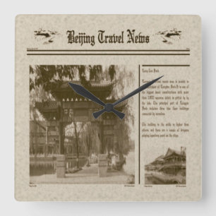 Newspaper Wall Clock
