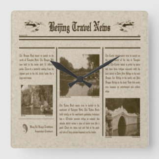 Newspaper Wall Clock